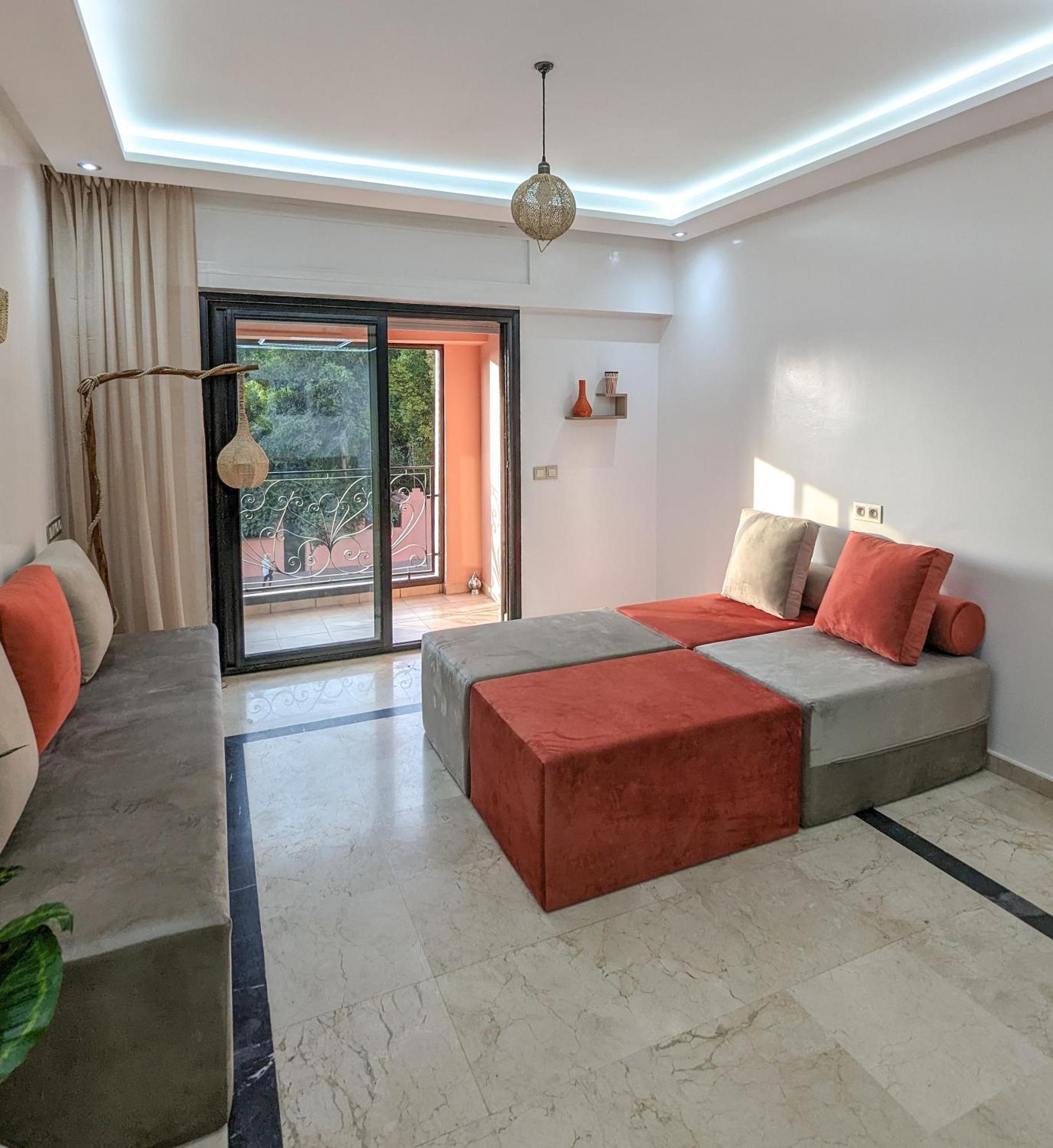 Apartement Panoramic View Majorelle Garden With Pool Marraquexe Exterior foto