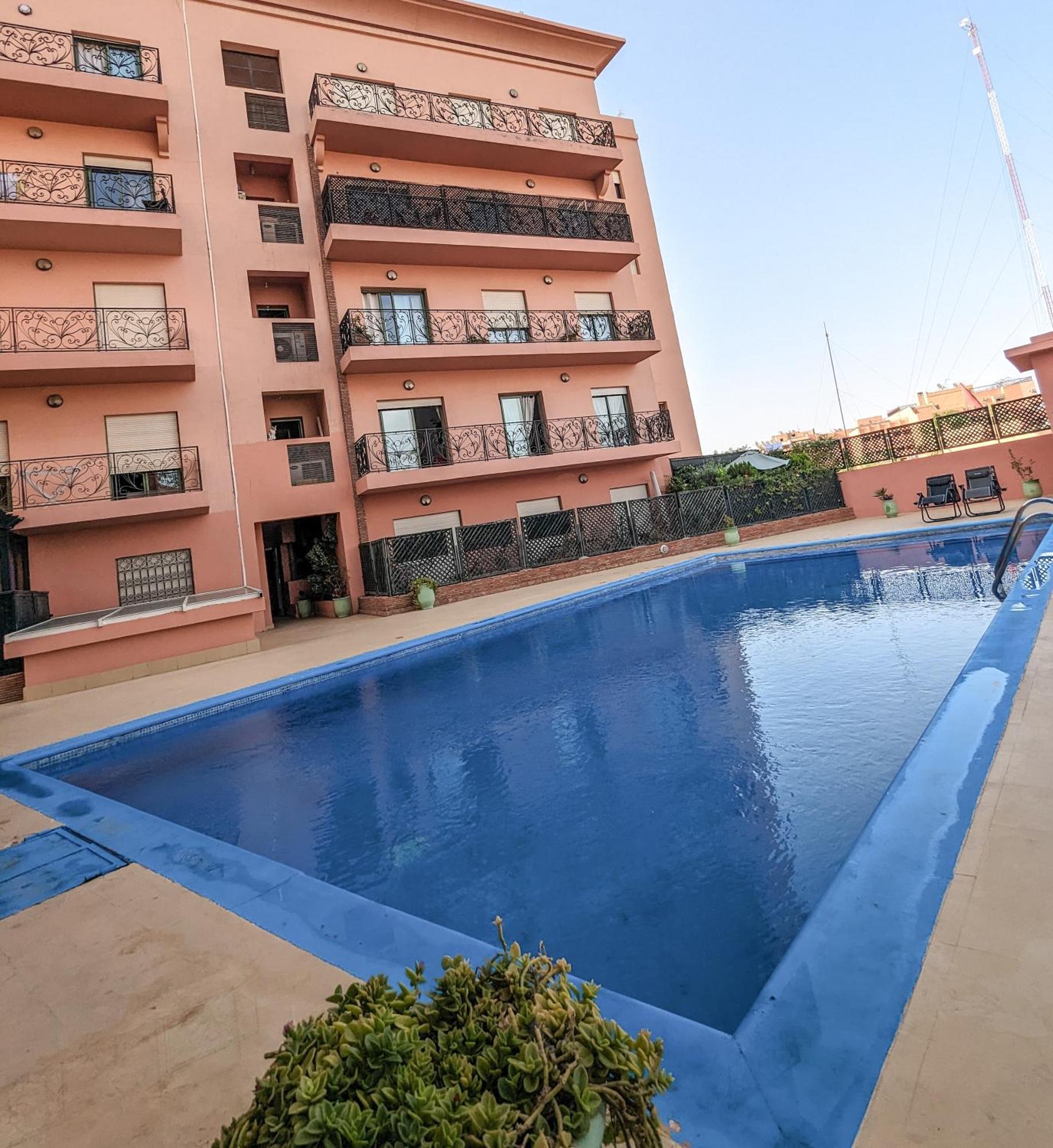 Apartement Panoramic View Majorelle Garden With Pool Marraquexe Exterior foto